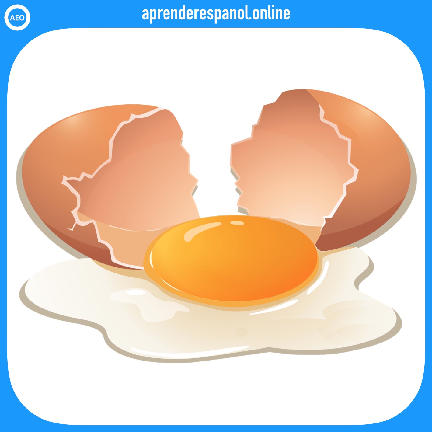 huevo | alimentos en español | vocabulario de los alimentos en español